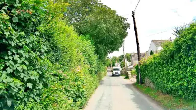 Navigating Obstructed Suburban Road thumbnail