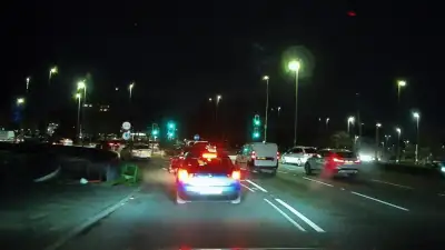 Night Roundabout Approach Merge thumbnail